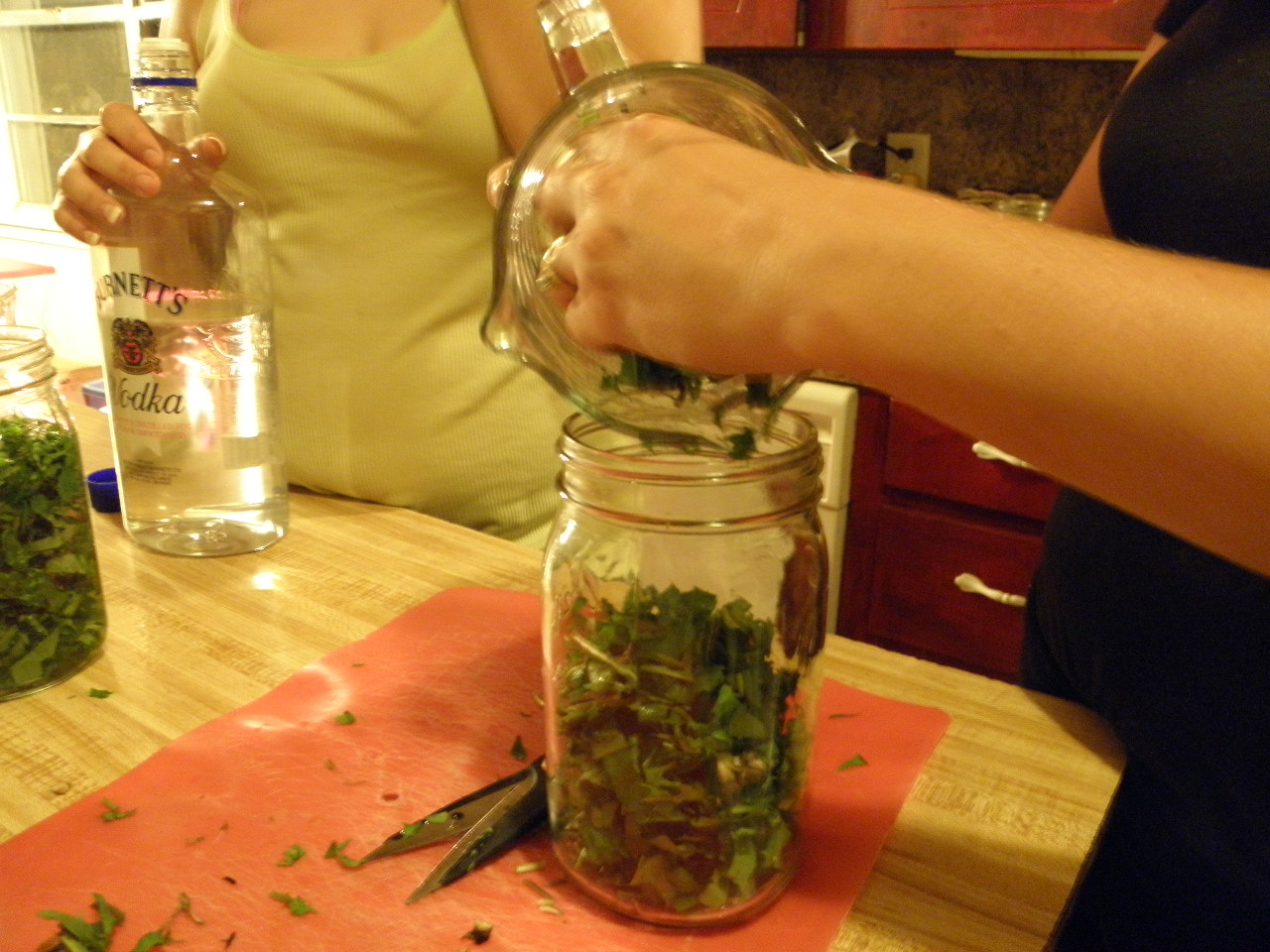 Creating an herbal tincture